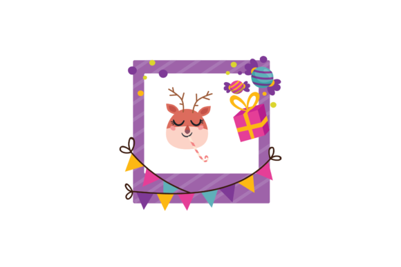 Birthday Frame Sticker Deer Animals Svg Review