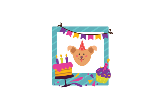 Birthday Frame Sticker Dog Animals Svg Review