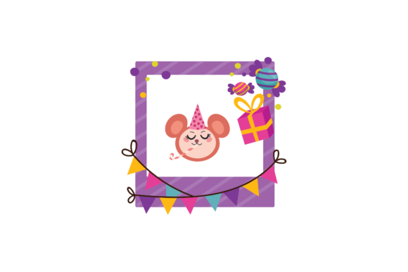 Birthday Frame Sticker Monkey Animal Svg Review