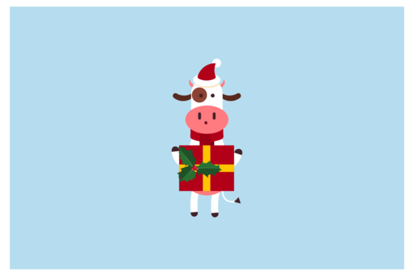Christmas Decoration Sticker Cow Svg Review