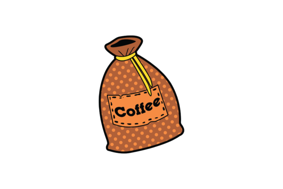 Coffee Bag Icon Sticker Svg Review