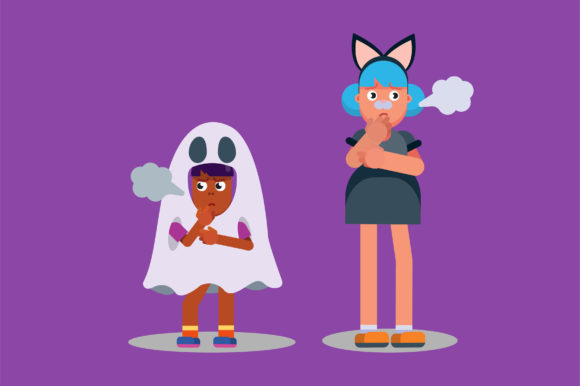 Ghost and Cat Costume - Halloween Theme Review