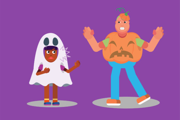 Kids with Halloween Costume - Characters Review